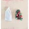 Hello Honey® 36ct. 1" Red & Green Embossed Mercury Novelty Ornaments in Muslin Bag
